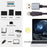 UT-024-AM 1.2m USB to Ethernet Cable USB-A 3.0 to RJ45 Male Cord 1000Mbps Gigabit LAN Network Compatible with USB2.0, AX88179 Chip - 5