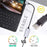 UT-024-AM 1.2m USB to Ethernet Cable USB-A 3.0 to RJ45 Male Cord 1000Mbps Gigabit LAN Network Compatible with USB2.0, AX88179 Chip - 7