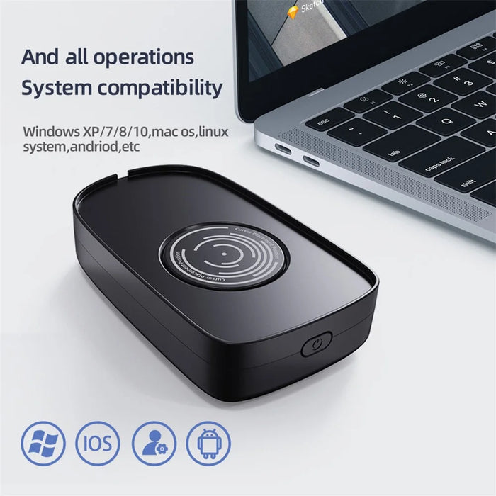 H26 Mouse Jiggler 5V 1A Simulate Mouse Mover Keeps PC Active Wired Wireless Mouse Wiggler - 5