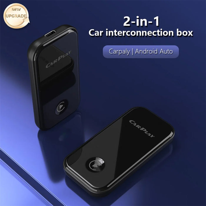 CP100 CarPlay Wireless Adapter 2.4G 5G WiFi Wired to Wireless Conversion Smart Box - 2