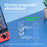 AJCX05SIM Micro SIM Card Storage Box 6 Slots Transparent Acrylic Magnetic Ejector Pin Organizer - 3
