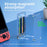 AJCX02M2 M.2 SSD Transparent Magnetic Storage Case 2-Slot SATA Organizer Acrylic Protection Box - 3