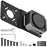 AJM4-BMAX For Mac Mini M4  /  M4 Pro Mini PC Stand Aluminum Alloy Under Desk Mounting Bracket Hanging Rack - 1