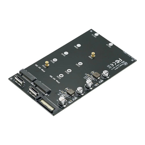 SF-046-2P Dual Oculink SFF-8612 4X to Dual NVME 110mm Adapter Card for Mainboard / Pcie SSD Connection - 1