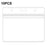 10Pcs Horizontal Clear Waterproof ID Card Holder PVC Sealable Protective Sleeve - 1