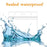 10Pcs Horizontal Clear Waterproof ID Card Holder PVC Sealable Protective Sleeve - 3