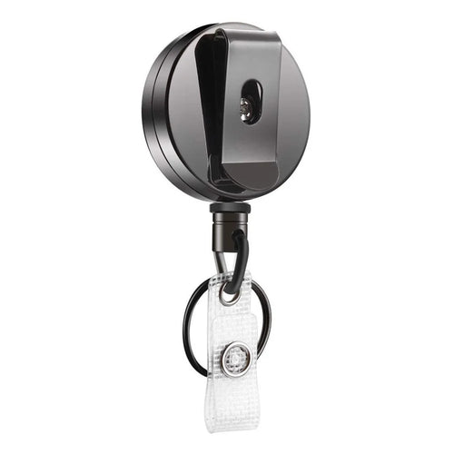 qh01 4cm Retractable Key Chain Zinc Alloy Badge Reel Heavy Duty Pull Reels - 1