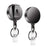qh01 4cm Retractable Key Chain Zinc Alloy Badge Reel Heavy Duty Pull Reels - 2