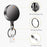 qh01 4cm Retractable Key Chain Zinc Alloy Badge Reel Heavy Duty Pull Reels - 4