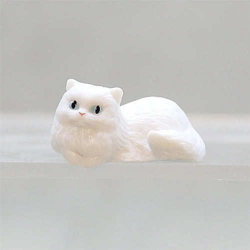 Cute Cat Figurine Desk Ornament Figure Cup Lid Decor Computer Decoration for Home  /  Office  /  Car - Cat 7 - 1