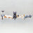 5Pcs Cute Cat Figurines PVC Figure for Cup Lid / Laptop / Car Decorations - 1