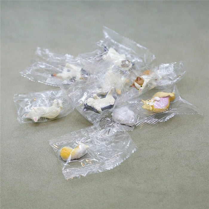 5Pcs Cute Cat Figurines PVC Figure for Cup Lid / Laptop / Car Decorations - 2
