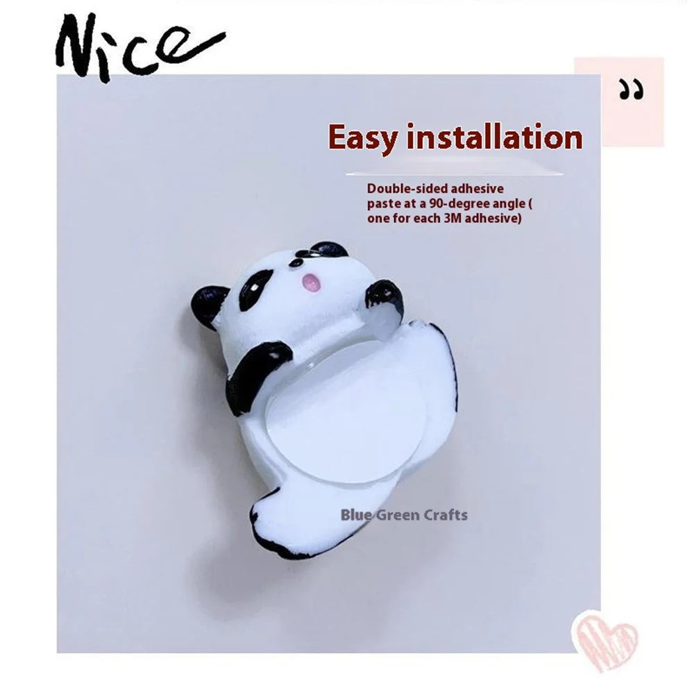 Creative Desktop Screen Monitor Decoration Cute Animal Figurine Ornament for Computer TV Display - Bear - 4