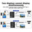 TYPE C Bidirectional Switcher USB C 2 In 1 Out Converter 40Gbps 8K Video Output Support 100W Fast Charging - 5