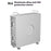 For Apple Mac Mini M4  /  M4 Pro 2024 Protective Case Computer Host Aluminum Alloy Shell with Anti-Slip Silicone Feet - Silver - 2
