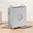 For Apple Mac Mini M4  /  M4 Pro 2024 Protective Case Computer Host Aluminum Alloy Shell with Anti-Slip Silicone Feet - Silver - 6