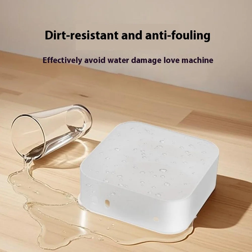 For Apple Mac Mini M4 / M4 Pro 2024 Silicone Case Computer Host Anti-Slip Shockproof Protective Cover - Transparent - 3