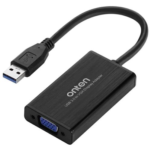 ONTEN OTN-5201 USB 3.0 to VGA Video Converter 1080P PC to Projector Adapter - 1