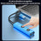 YCE V295B 5 in 1 USB 3.0 / Type-C Dual Head Hub Multifunctional Voice Recognition Smart AI Expansion Dock - Blue - 5