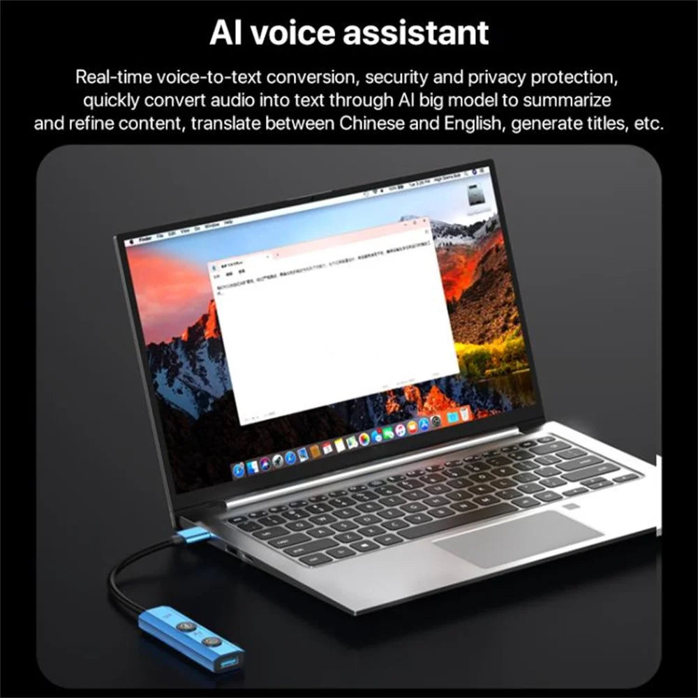 YCE V295A 5 in 1 USB3.0 Hub Aluminum Alloy Multi-Function AI Expansion Dock - Blue - 7