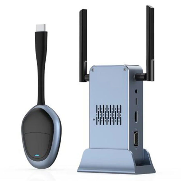 G52+R18 4K Resolution Wireless HD Transmitter and Receiver Kit Screen Mirroring Device for PC  /  TV  /  Projector - 1