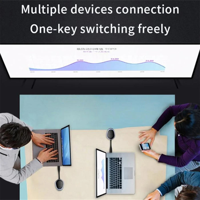 G52+R18 4K Resolution Wireless HD Transmitter and Receiver Kit Screen Mirroring Device for PC  /  TV  /  Projector - 5
