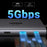 UGREEN 15534 USB-C Hub 8K / 4K HD RJ45 USB 3.0 PD 100W 10 in 1 Aluminum Alloy Adapter - 6