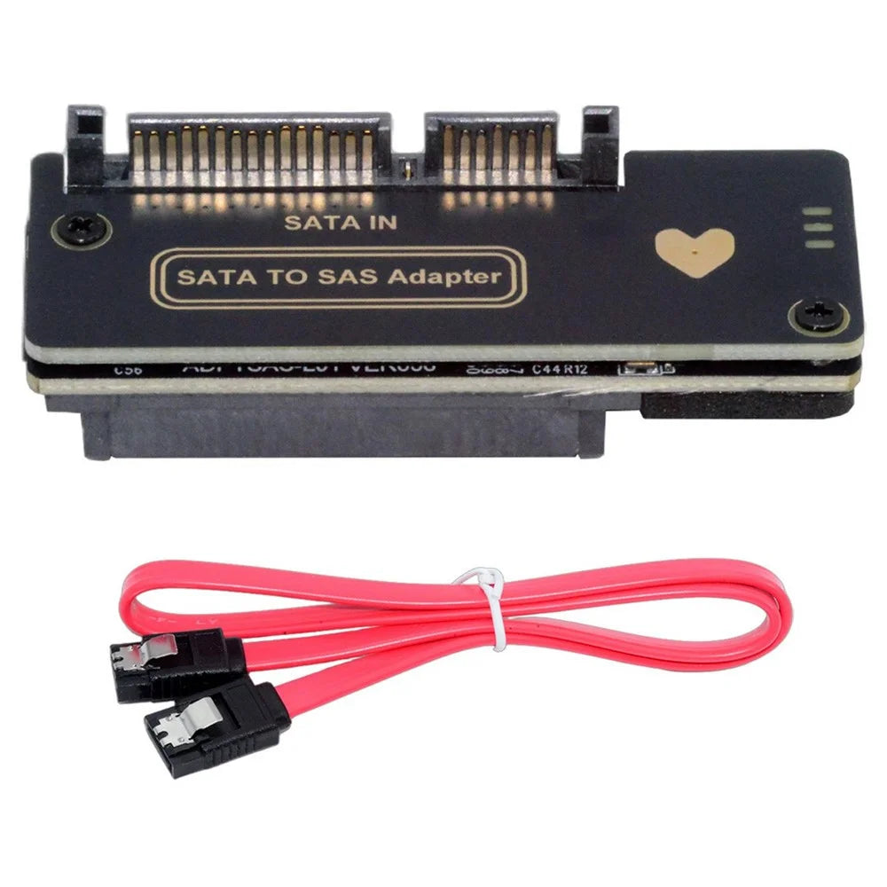 SF-090-SATA SFF-8482 SAS 29Pin to 7+15 22Pin SATA Hard Disk Drive Raid Adapter with Chipset - 1