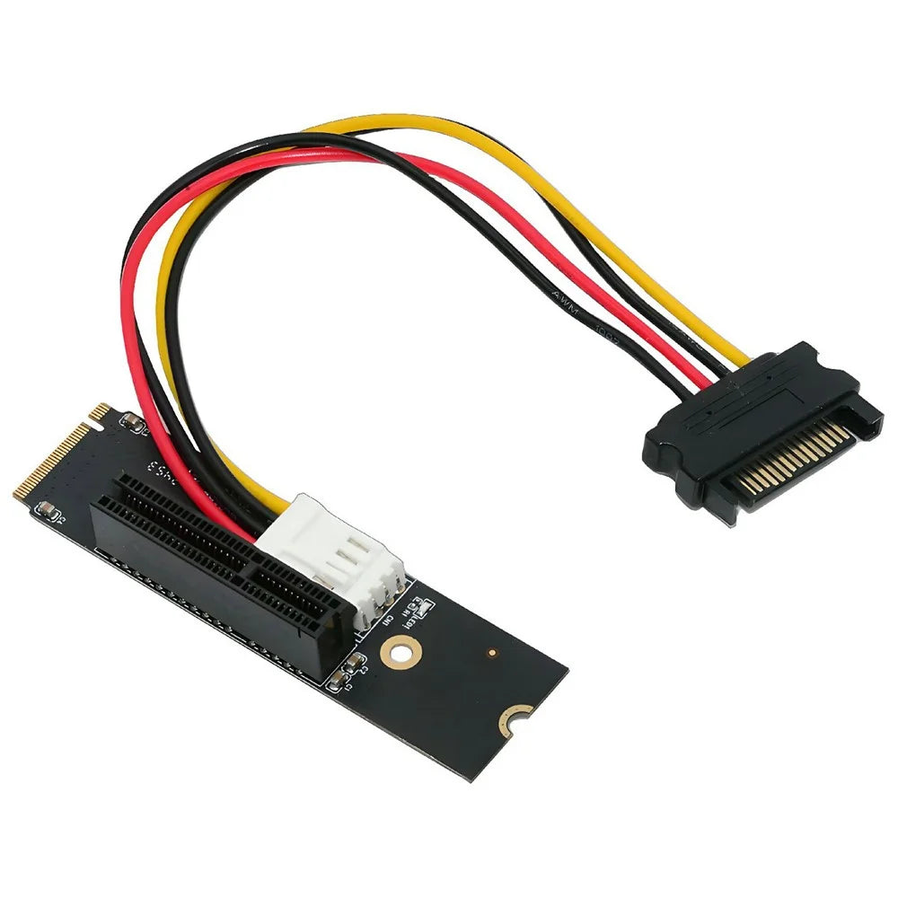EP-048 M.2 NGFF NVMe M-Key Extender to PCI-E X1 X4 X8 X16 Graphics Card Riser Adapter - 1