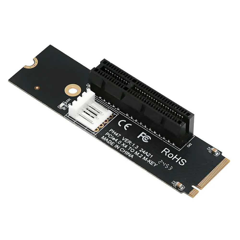 EP-048 M.2 NGFF NVMe M-Key Extender to PCI-E X1 X4 X8 X16 Graphics Card Riser Adapter - 3