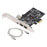 EP-053 IEEE 1394 to PCI-E Card 3x6Pin 1x4Pin Firewire 400 Adapter Card with Cable + Low Profile Bracket - 1