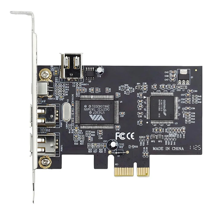 EP-053 IEEE 1394 to PCI-E Card 3x6Pin 1x4Pin Firewire 400 Adapter Card with Cable + Low Profile Bracket - 2
