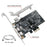 EP-053 IEEE 1394 to PCI-E Card 3x6Pin 1x4Pin Firewire 400 Adapter Card with Cable + Low Profile Bracket - 7