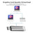 4K 60Hz Type-C Virtual Display Adapter For USB4 Thunderbolt 3 / 4 Laptops Desktop Computers GPU EDID Emulator - Grey - 3