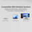 4K 60Hz Type-C Virtual Display Adapter For USB4 Thunderbolt 3 / 4 Laptops Desktop Computers GPU EDID Emulator - Grey - 6