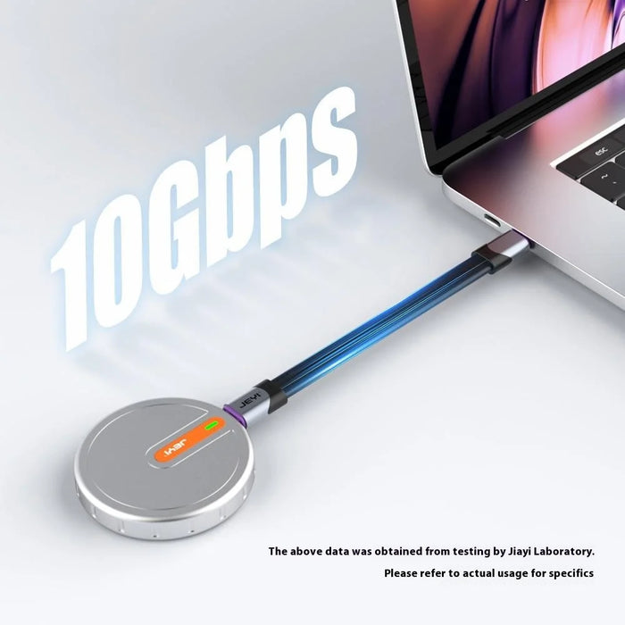 JEYI M.2 2230 SSD Enclosure USB 3.2 Gen 2 Type-C 10Gbps Magnetic External NVMe Drive Case Support 4TB Expansion - 6