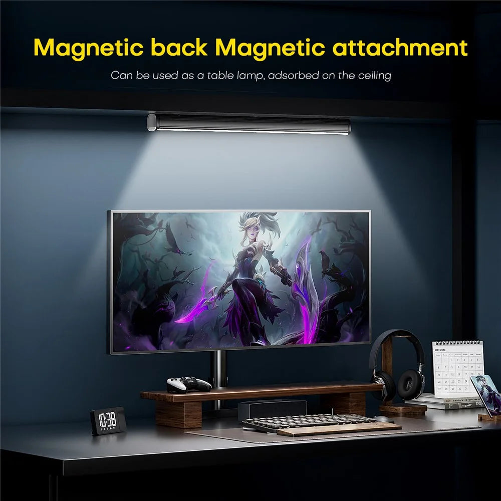BY-03 Computer Monitor Light Bar Magnetic Eye-Caring Monitor Lamp Ambient Lighting for Video Conferencing / Streaming - 7