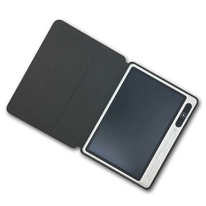 10.1 Inch LCD Writing Tablet Business High Brightness Writing Pad with Screen Lock  /  PU Leather Case - Black - 2