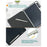 10.1 Inch LCD Writing Tablet Business High Brightness Writing Pad with Screen Lock  /  PU Leather Case - Black - 4