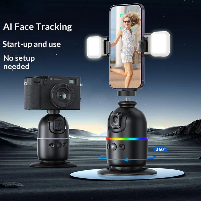 CYKE P03 360 Degree AI Face Tracking Handheld Gimbal Anti Shake Video Recording Phone Stabilizer - 3