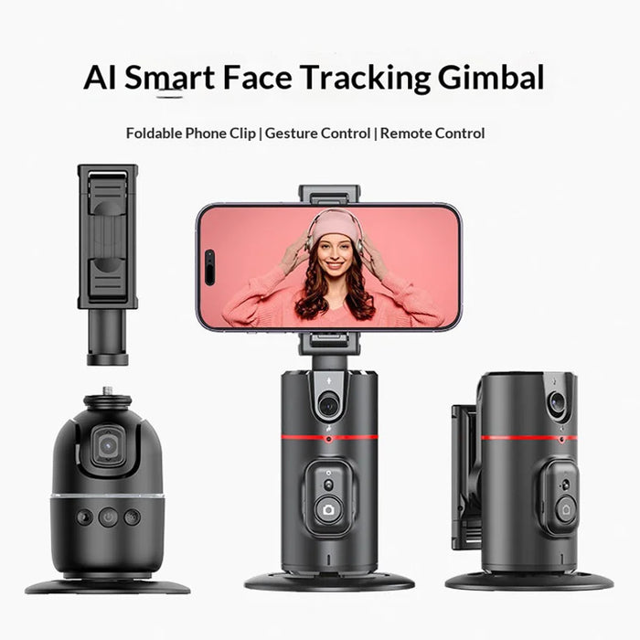 CYKE P03 360 Degree AI Face Tracking Handheld Gimbal Anti Shake Video Recording Phone Stabilizer - 4