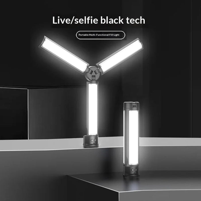 CYKE AB502 Foldable LED Selfie Light Adjustable Color Temperature Portable Photography Fill Lamp - 4