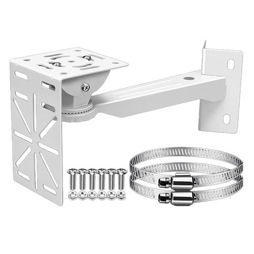 For CCTV Camera Pole Clamp Mount Bracket 360 Degree Rotation Security Camera Holder Stand - 1