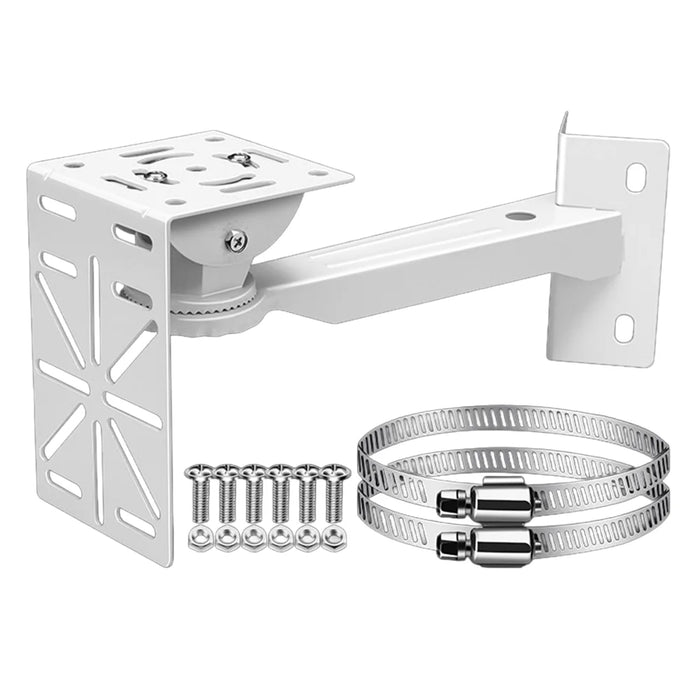 For CCTV Camera Pole Clamp Mount Bracket 360 Degree Rotation Security Camera Holder Stand - 1