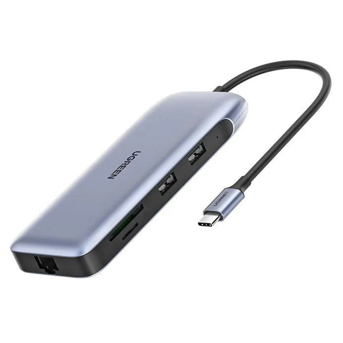 UGREEN 70301 9 in 1 USB-C Hub Adapter Multi Port Docking Station with HD / DP / VGA / 2xUSB3.0 / RJ45 Gigabit / SD / TF / USB-C PD 100W 4K 60Hz - 1