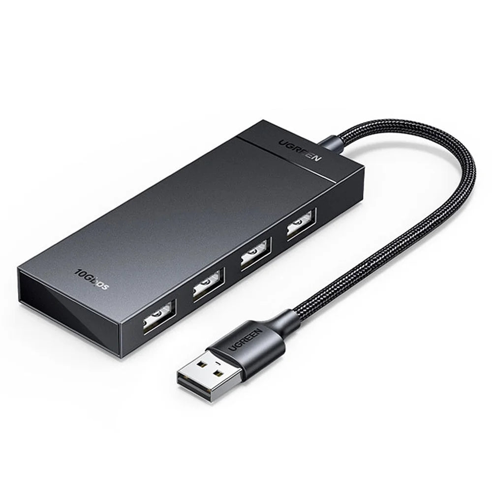 UGREEN CM806 35883 USB-A 4 Port Hub Adapter 0.15m 10Gbps High Speed Data Transfer Docking Station for Windows  /  Mac OS  /  Linux - 1