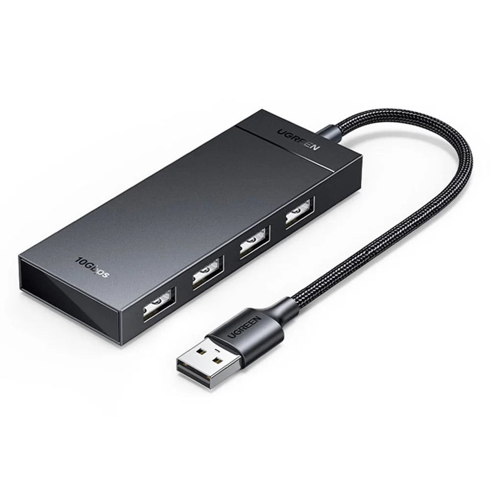 UGREEN CM806 55373 USB-A 4 Port Hub Adapter 0.5m 10Gbps High Speed Data Transfer Docking Station for Windows  /  Mac OS  /  Linux - 1