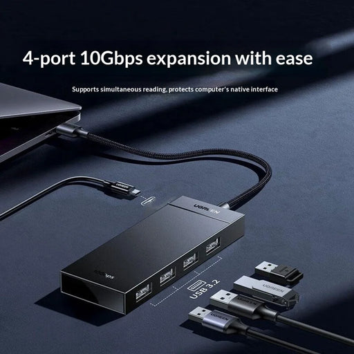 UGREEN 35884 4-Port USB Hub USB 3.2 Gen2 High Speed Data Transfer Expansion Dock with 1m Cable - 2
