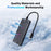 UGREEN 35584 USB C 4 in 1 Hub Adapter 0.3m Type-C to 4 Type-C Docking Station 10Gbps Data Transfer for PC / Laptop / Phone - 6