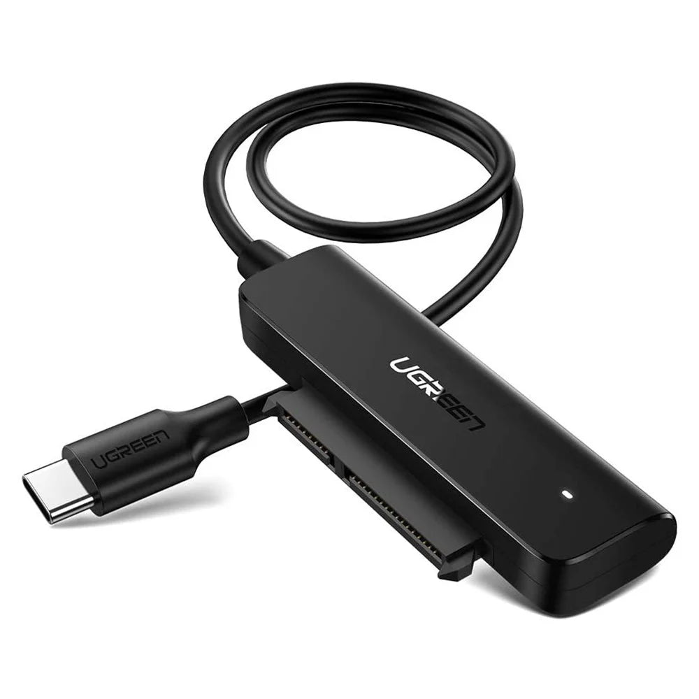 UGREEN 70610 SATA to USB C Adapter Cable for 2.5" SSD / HDD Hard Drive Connector 5Gbps Transfer Speed Support SATA III UASP Thunderbolt 3 Compatible with Samsung Seagate WD Hitachi Toshiba MacBook Pro - 1